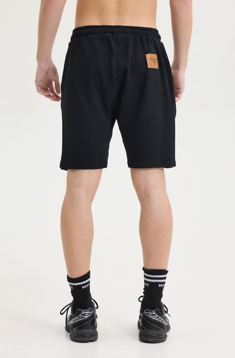 MagicBee Waffle Shorts - Black