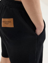 MagicBee Waffle Shorts - Black