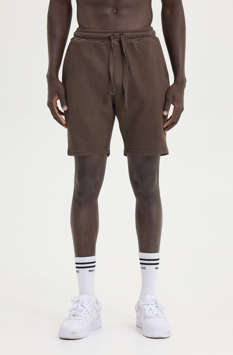 MagicBee Waffle Shorts - Brown