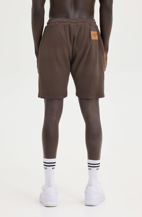 MagicBee Waffle Shorts - Brown