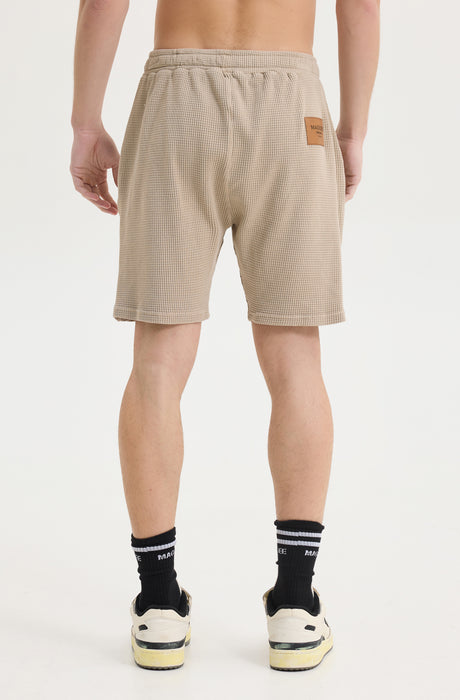 MagicBee Waffle Shorts - Beige