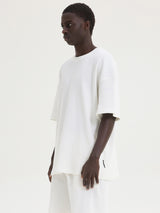 MagicBee Oversize Waffle Tee - Off White