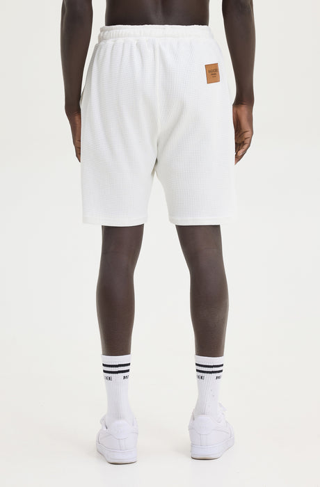 MagicBee Waffle Shorts - Off White
