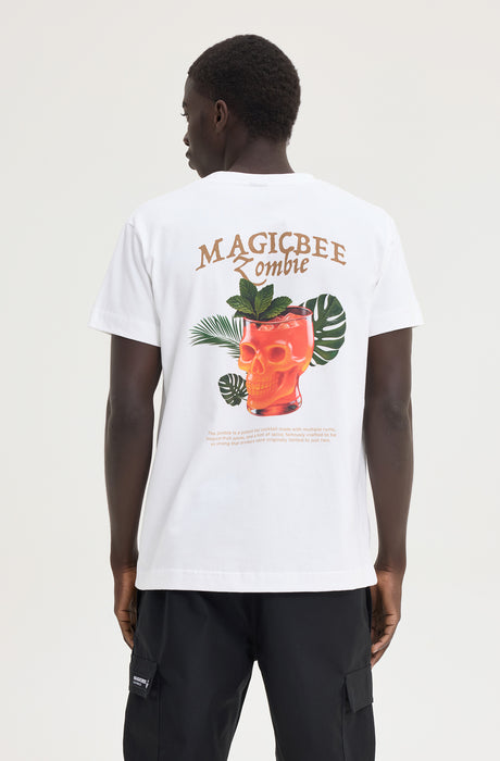 MagicBee Zombie Coctail Tee - Οff White