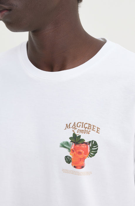 MagicBee Zombie Coctail Tee - Οff White