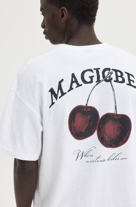 MagicBee Cherry Tee - Off White