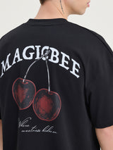 MagicBee Cherry Tee - Black