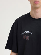 MagicBee Cherry Tee - Black
