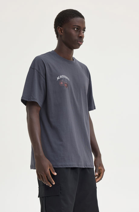 MagicBee Cherry Tee - Anthracite