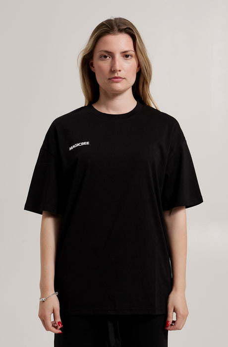 Camiseta Limonata Oversized Unisex MagicBee - Negro (Edición Limitada)
