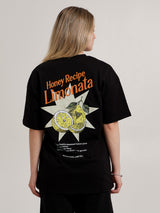 MagicBee Unisex Oversized Limonata Tee - Black (Limited Edition)