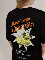 MagicBee Unisex Oversized Limonata Tee - Black (Limited Edition)
