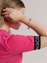 Camiseta elástica MagicBee - Fucsia