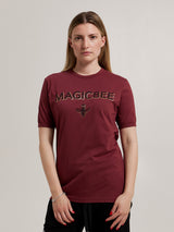 MagicBee Foil Logo - Burgundy
