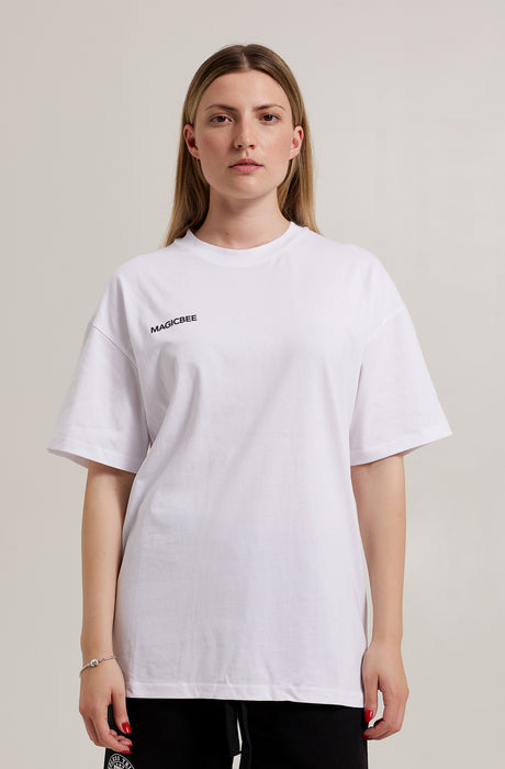 Camiseta Limonata Oversized Unisex MagicBee - Blanca (Edición Limitada)