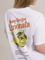 MagicBee Unisex Oversized Limonata Tee - White (Limited Edition)