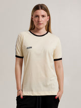 Camiseta com fita em relevo MagicBee - branca
