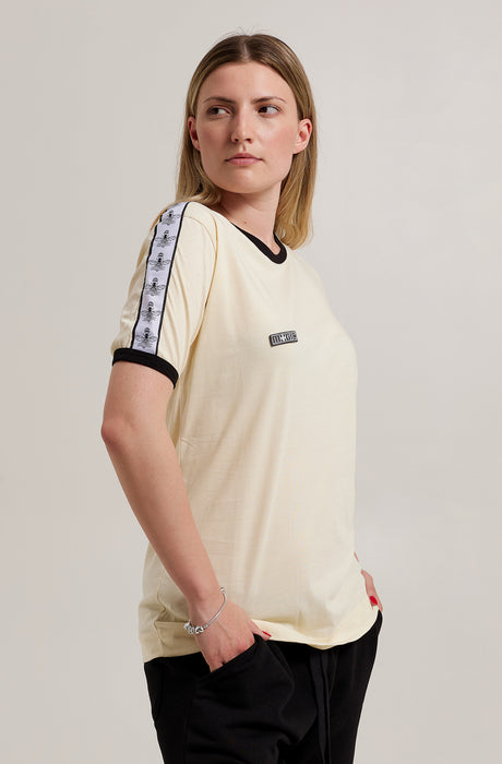 Camiseta con logo MagicBee Tape - Amarillo claro