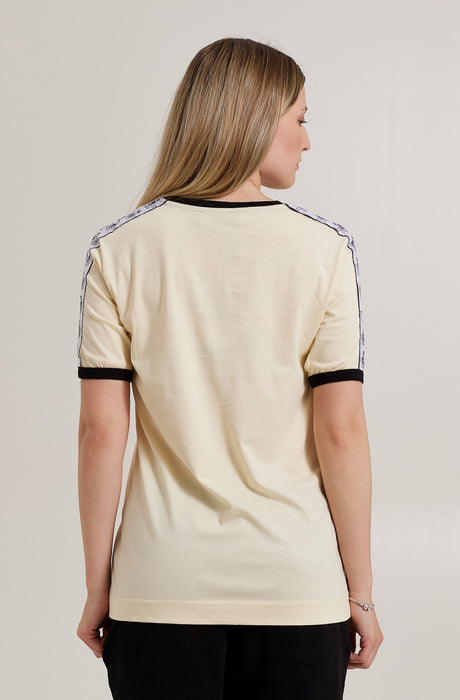 Camiseta con logo MagicBee Tape - Amarillo claro