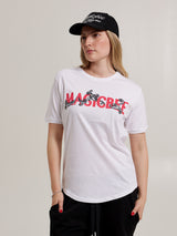 MagicBee Baroque Logo Tee - White