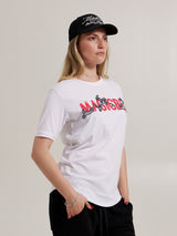 MagicBee Baroque Logo Tee - White