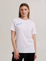 Camiseta com fita em relevo MagicBee - branca