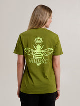 MagicBee Back Logo Tee - Khaki