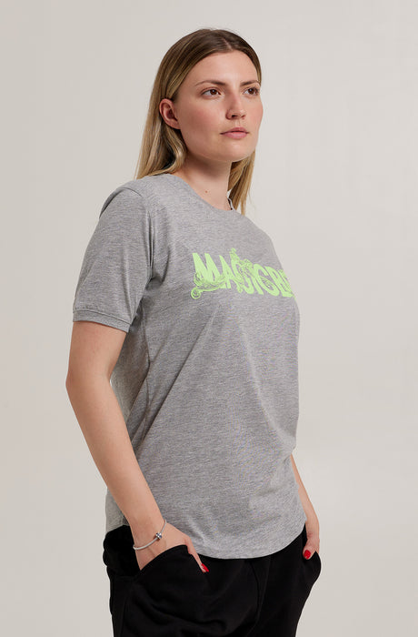 Camiseta MagicBee Baroque Logo - Gris