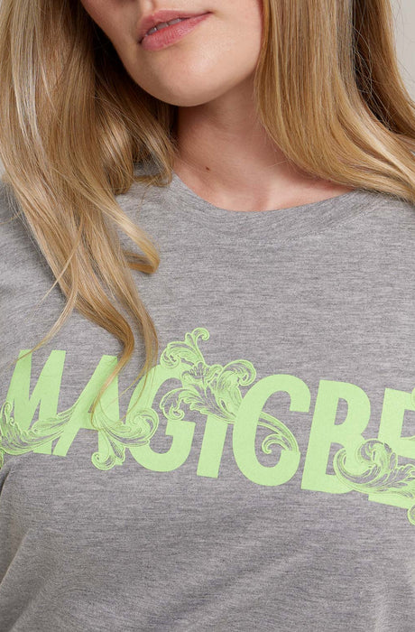 Camiseta MagicBee Baroque Logo - Gris