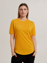 MagicBee Gold Embroidered Tee - Orange