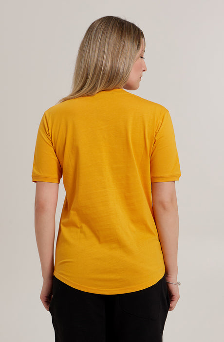 Camiseta bordada en oro MagicBee - Naranja