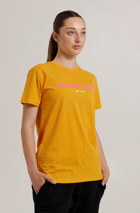 MagicBee Printed Logo Tee - Orange