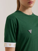 Camiseta com fita em relevo MagicBee - branca