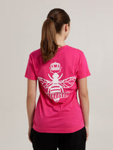 MagicBee Back Logo Tee - Fuchsia
