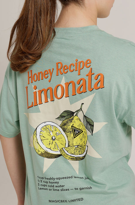 Camiseta Limonata Oversized Unisex MagicBee - Pistacho (Edición Limitada)