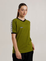 Camiseta com fita em relevo MagicBee - branca