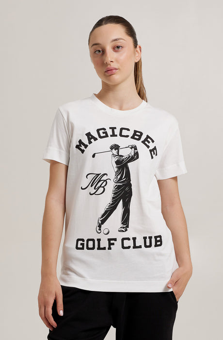 MagicBee Golf Logo Tee - Off White