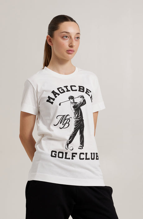 MagicBee Golf Logo Tee - Off White