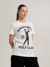 MagicBee Golf Logo Tee - Off White