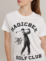 MagicBee Golf Logo Tee - Off White
