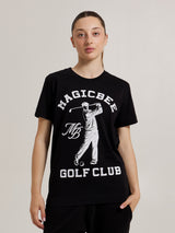 MagicBee Golf Logo Tee - Black