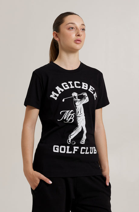 MagicBee Golf Logo Tee - Black