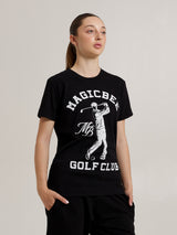 MagicBee Golf Logo Tee - Black