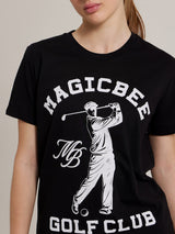 MagicBee Golf Logo Tee - Black