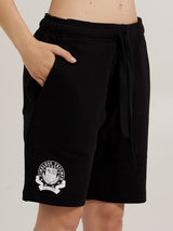 MagicBee Collegiate Logo Shorts - Black