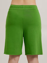 MagicBee Reverse Cotton Side Tape Shorts - Neon Yellow
