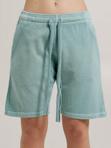 MagicBee Stone Washed Bestickte Logo-Shorts - Veraman