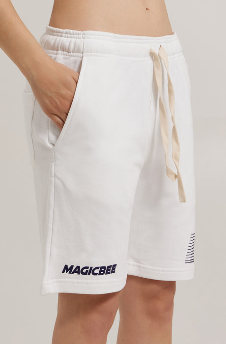 Shorts MagicBee Never Ending Race - Blanc cassé