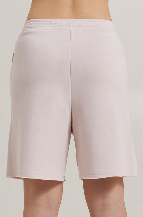 Pantalones cortos bordados en oro MagicBee - Rosa polvo