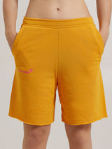 MagicBee Printed Logo Shorts - Orange